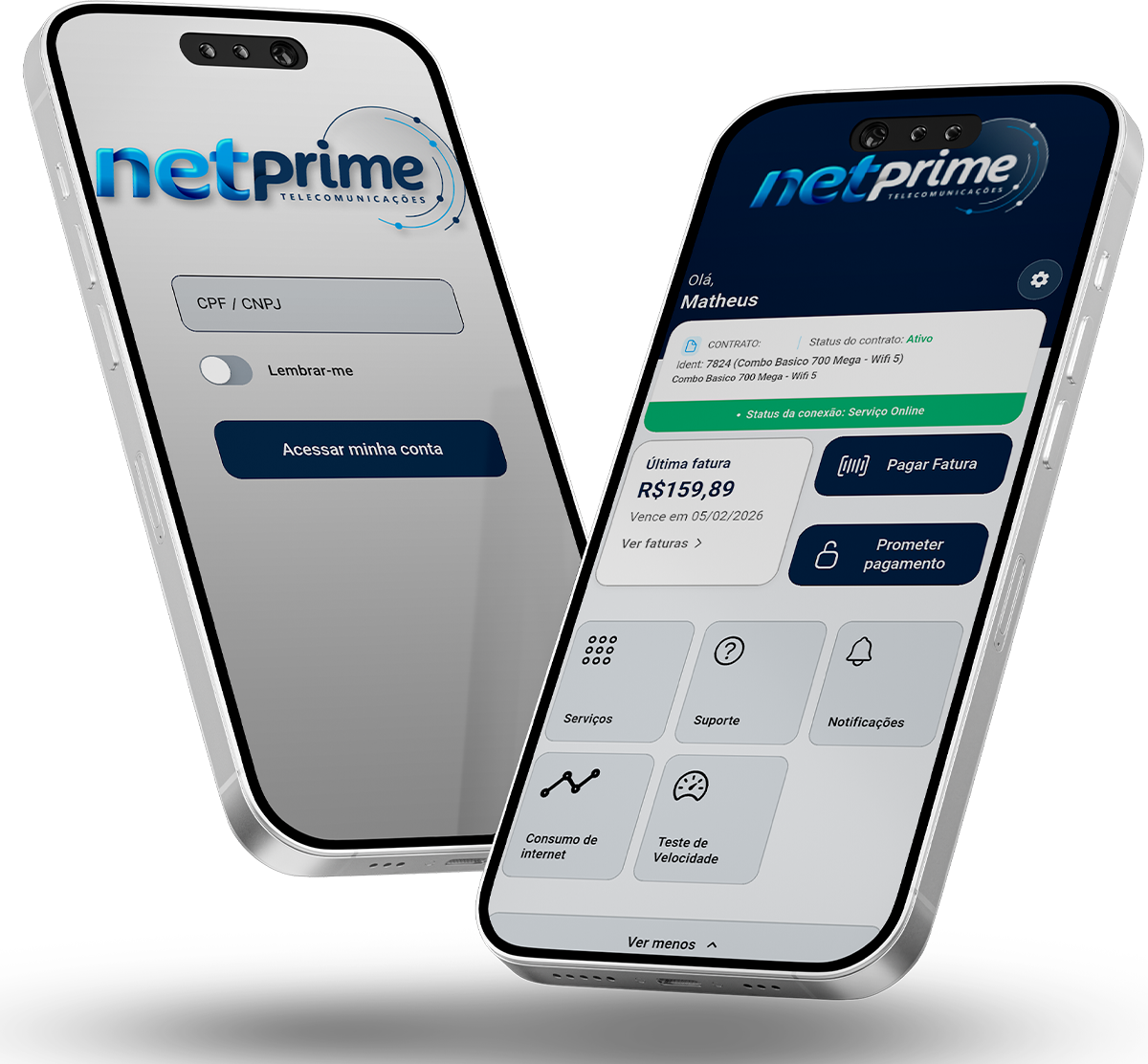 Aplicativo NetPrime